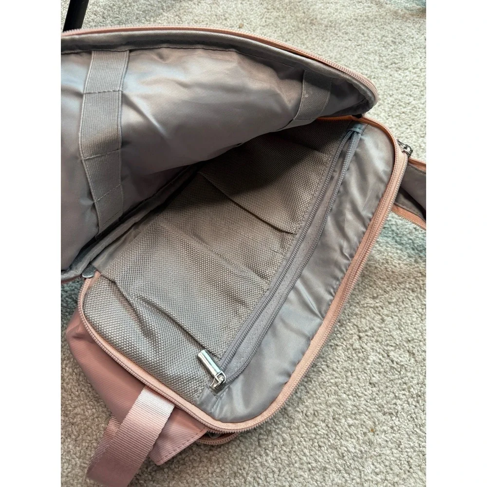 BAGSMART Toiletry Bag Travel Makeup‎ Cosmetic Bag Organizer Pink
